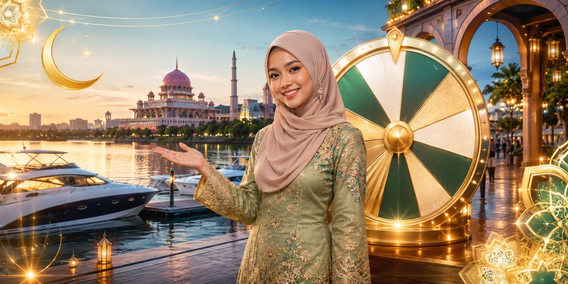 Aktiviti taruhan bertuah sempena Hari Raya di Putrajaya bersama 1185